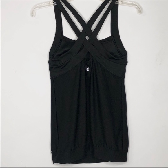 Athleta Stride Double Cross Strap Workout Top - Picture 7 of 7